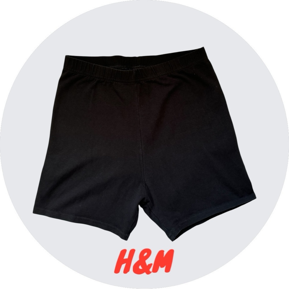 Women’s H&M Black cotton shorts